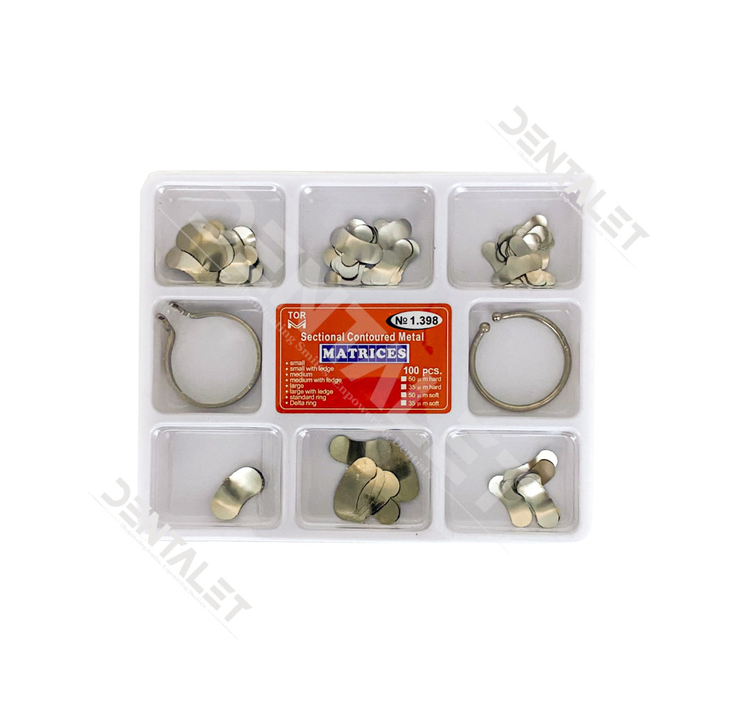 Lot De 10 Anneaux De Matrice Dentaire Delta - Pour Matrices Sectionnelles - Usage Laboratoire Dentaire - Neuf